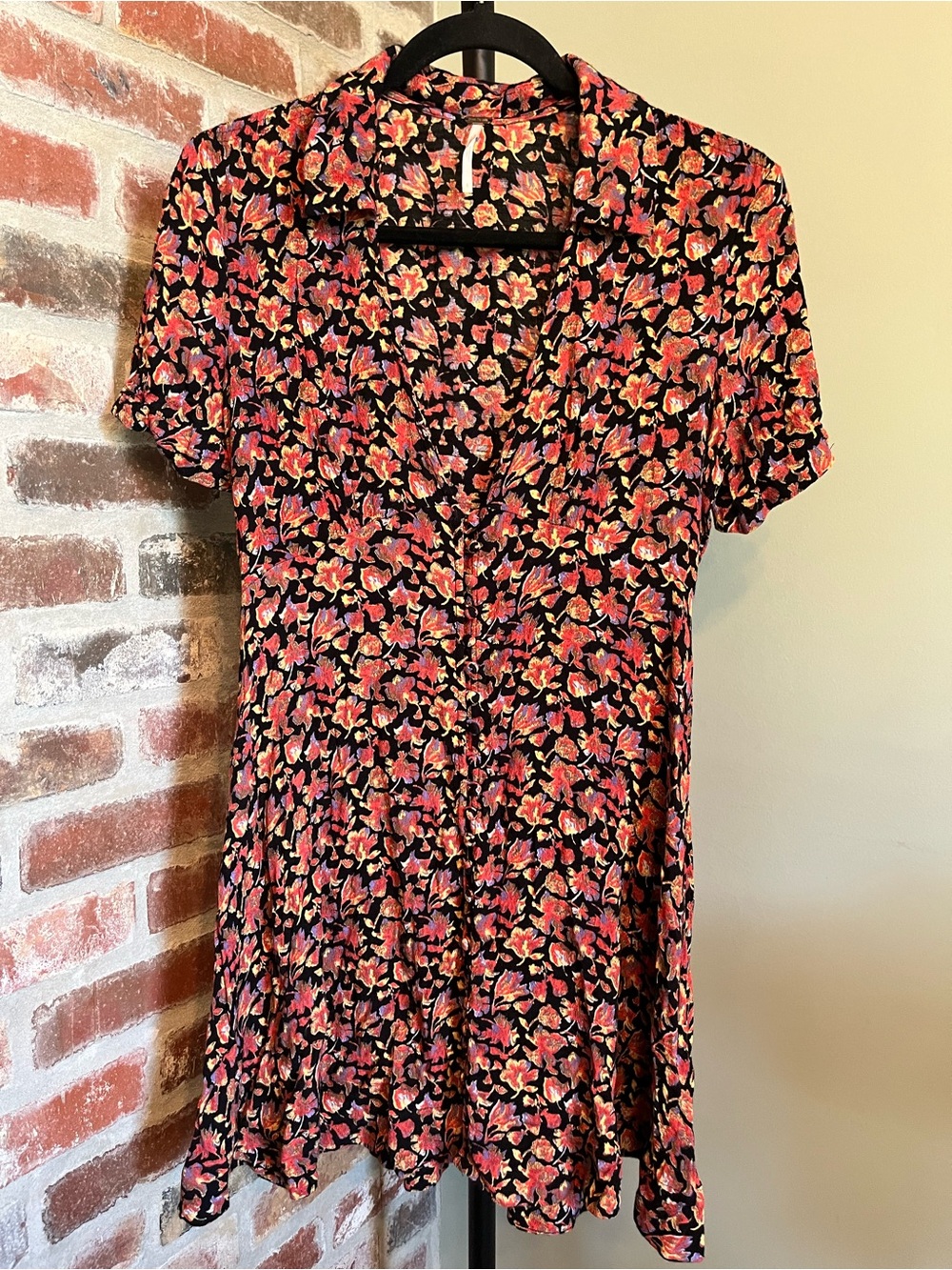 Free People Melody floral mini dress | size 6
